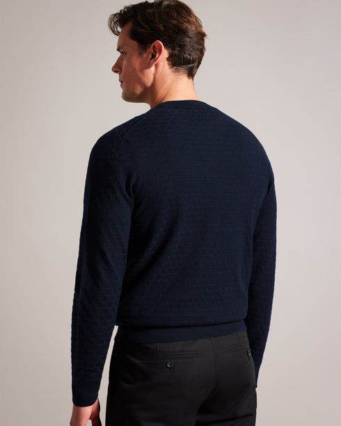 LOUNG-Knitwear-Ls T Stitch Crew Neck- Ted Baker Romania